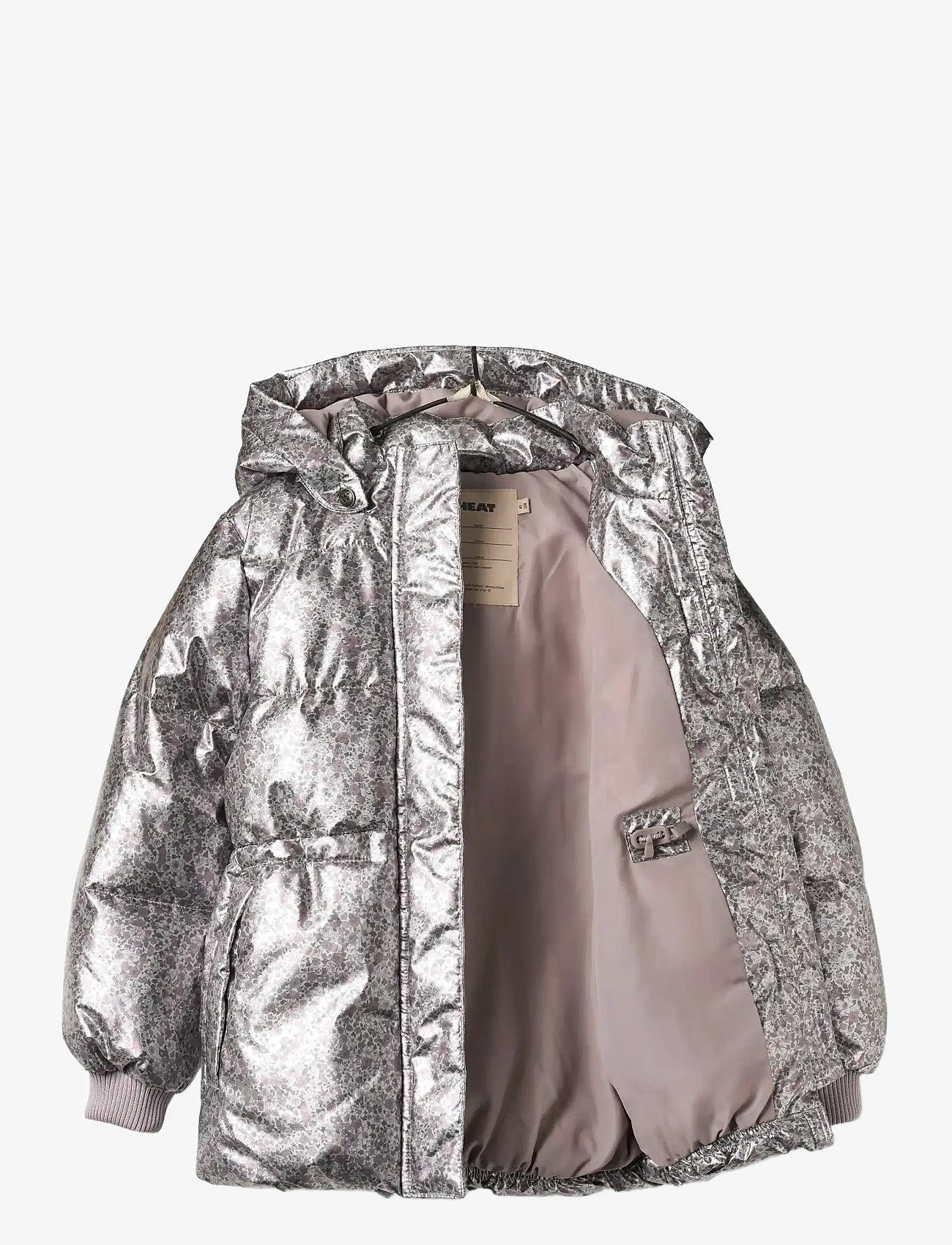 Wheat - Puffer Jacket Eli - puhvis ja polsterdatud - silver flower meadow - 2