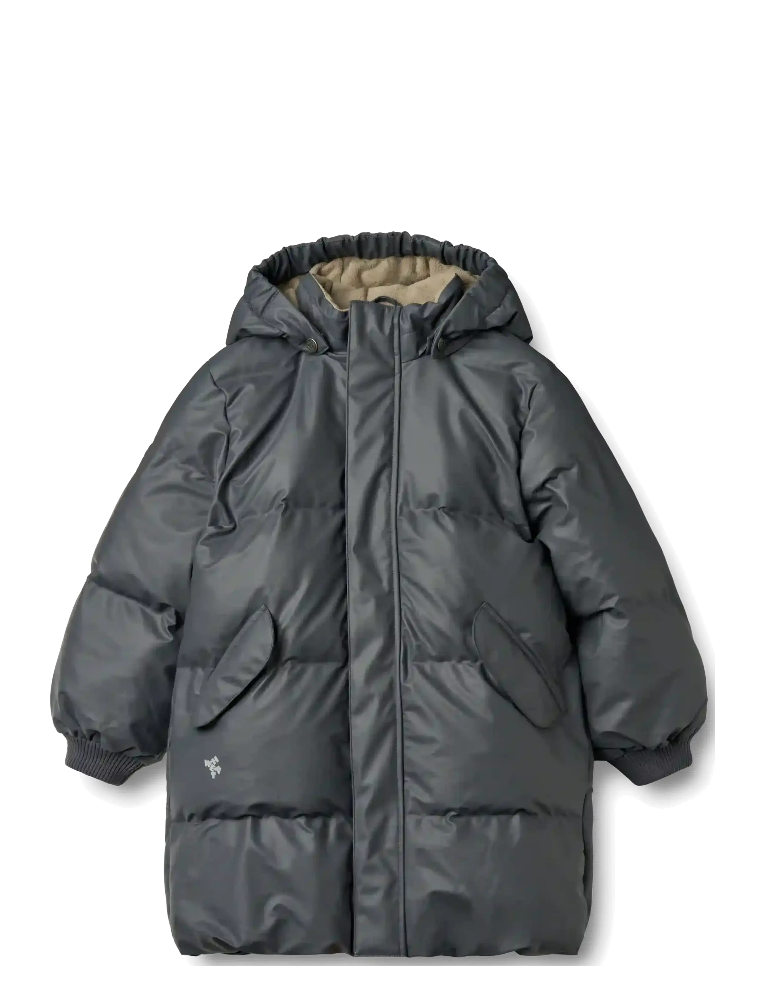 Wheat Pu Puffer Jacket Coast, 98, Grey, Jakker Og Frakker > Puffer Og Vatterede, Børn