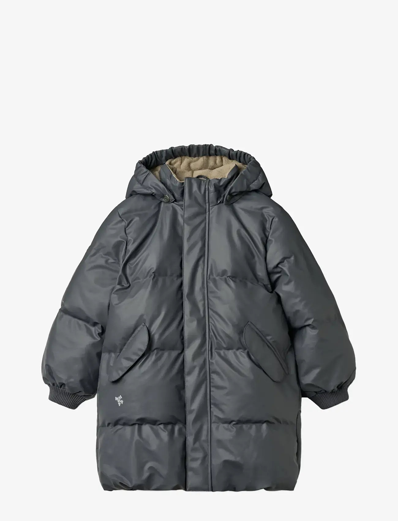 Wheat - PU Puffer Jacket Coast - dunjackor & fodrade jackor - greyblue - 0