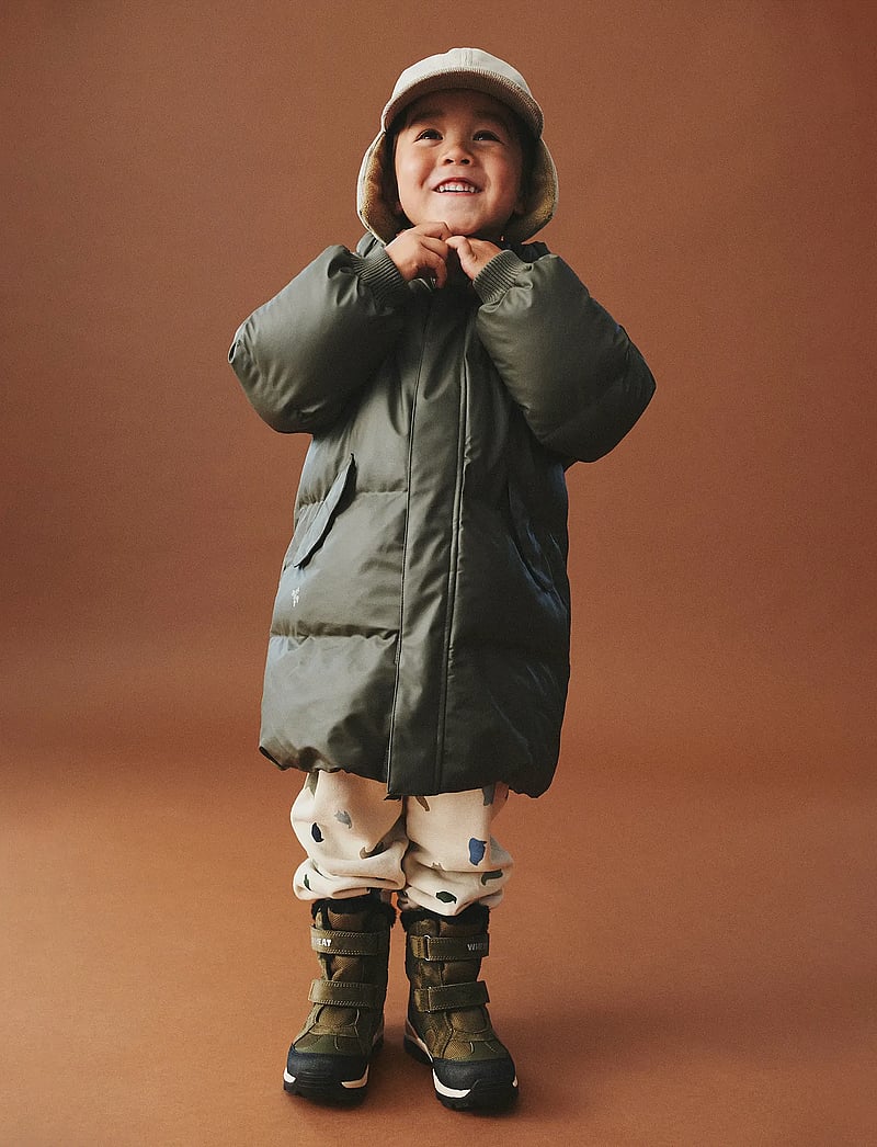Wheat - PU Puffer Jacket Coast - vinterjakker - winter forrest - 0