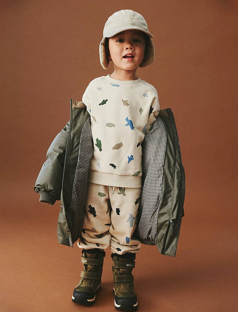 Wheat - PU Puffer Jacket Coast - vinterjakker - winter forrest - 4