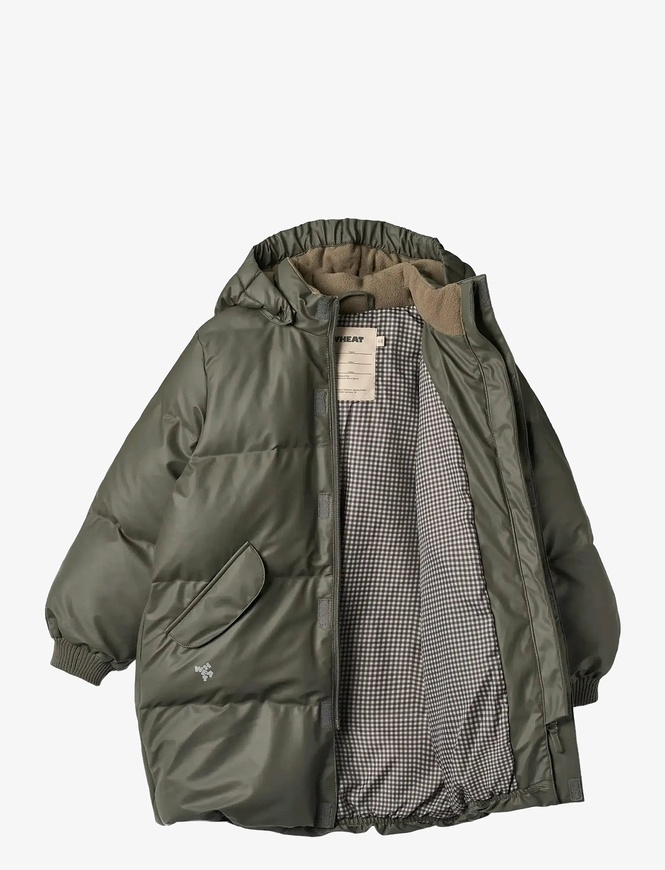 Wheat - PU Puffer Jacket Coast - puhvis ja polsterdatud - winter forrest - 2