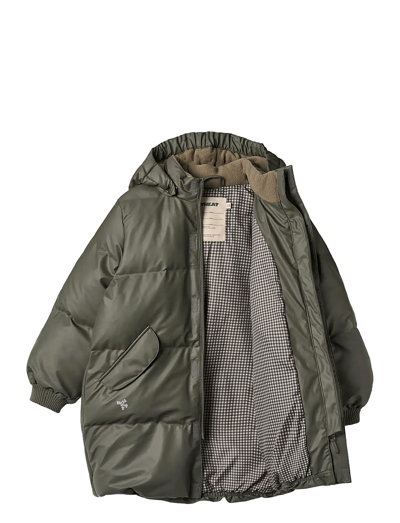Wheat - PU Puffer Jacket Coast - vinterjakker - winter forrest - 3