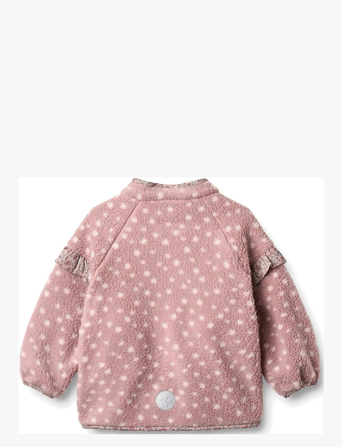 Wheat - Fleece Jacket Ellena - fleecejacken - rosewood dots - 2