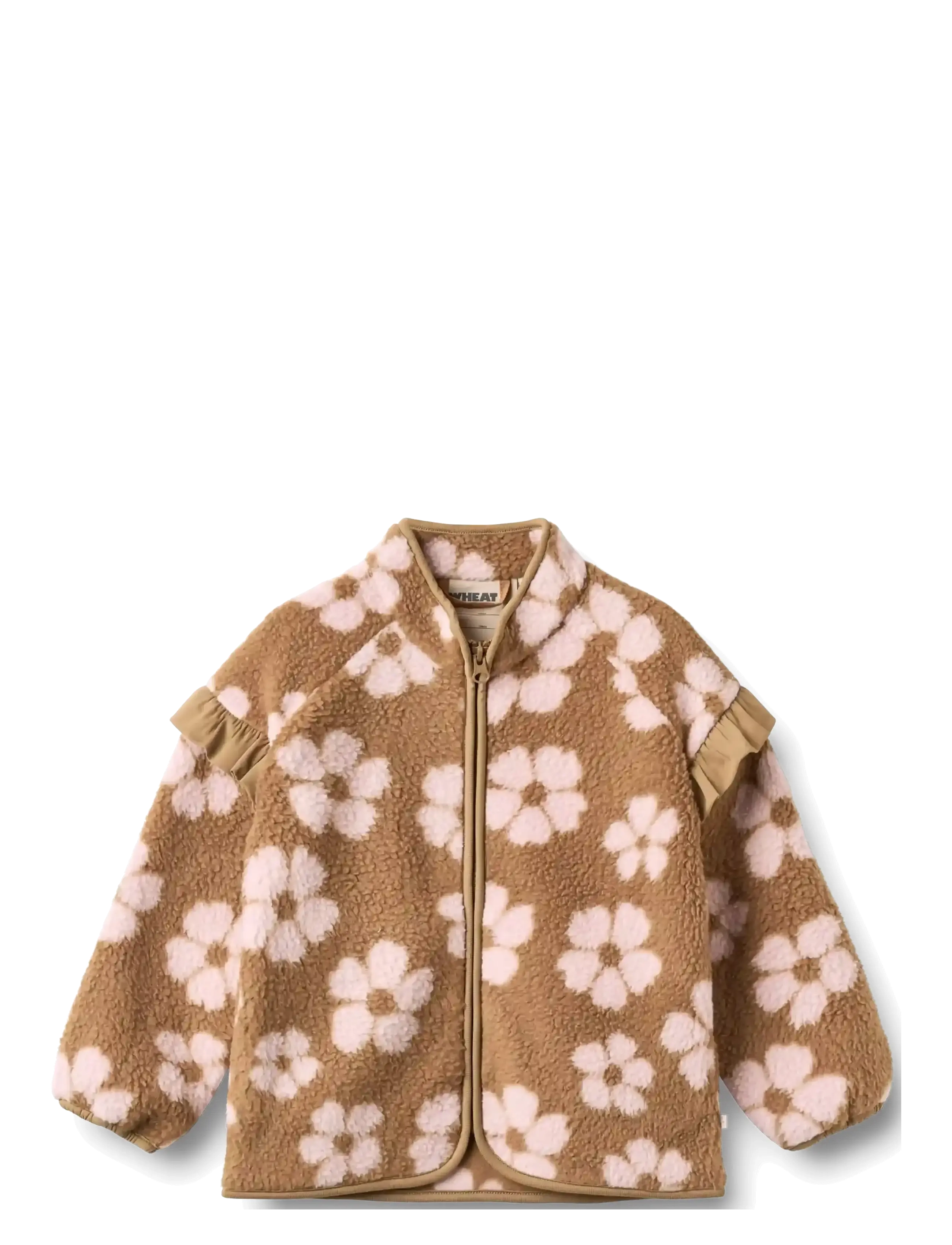 Wheat Fleece Jacket Ellena - Teens 140-176 - WARM HAZEL FLOWERS / brown