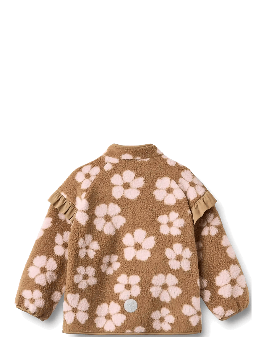 Wheat - Fleece Jacket Ellena - fleecejakker - warm hazel flowers - 1