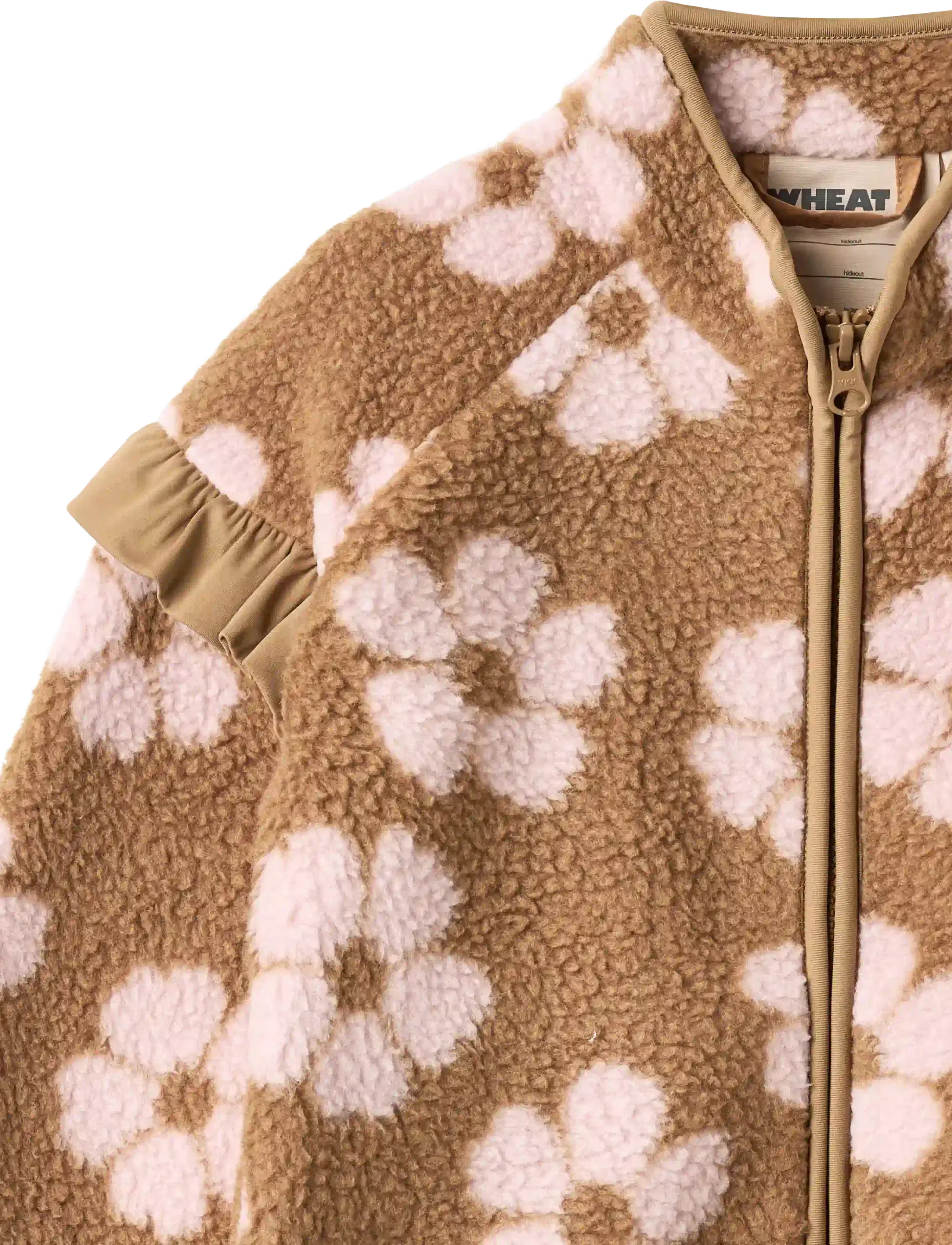 Wheat - Fleece Jacket Ellena - fleecejakker - warm hazel flowers - 2