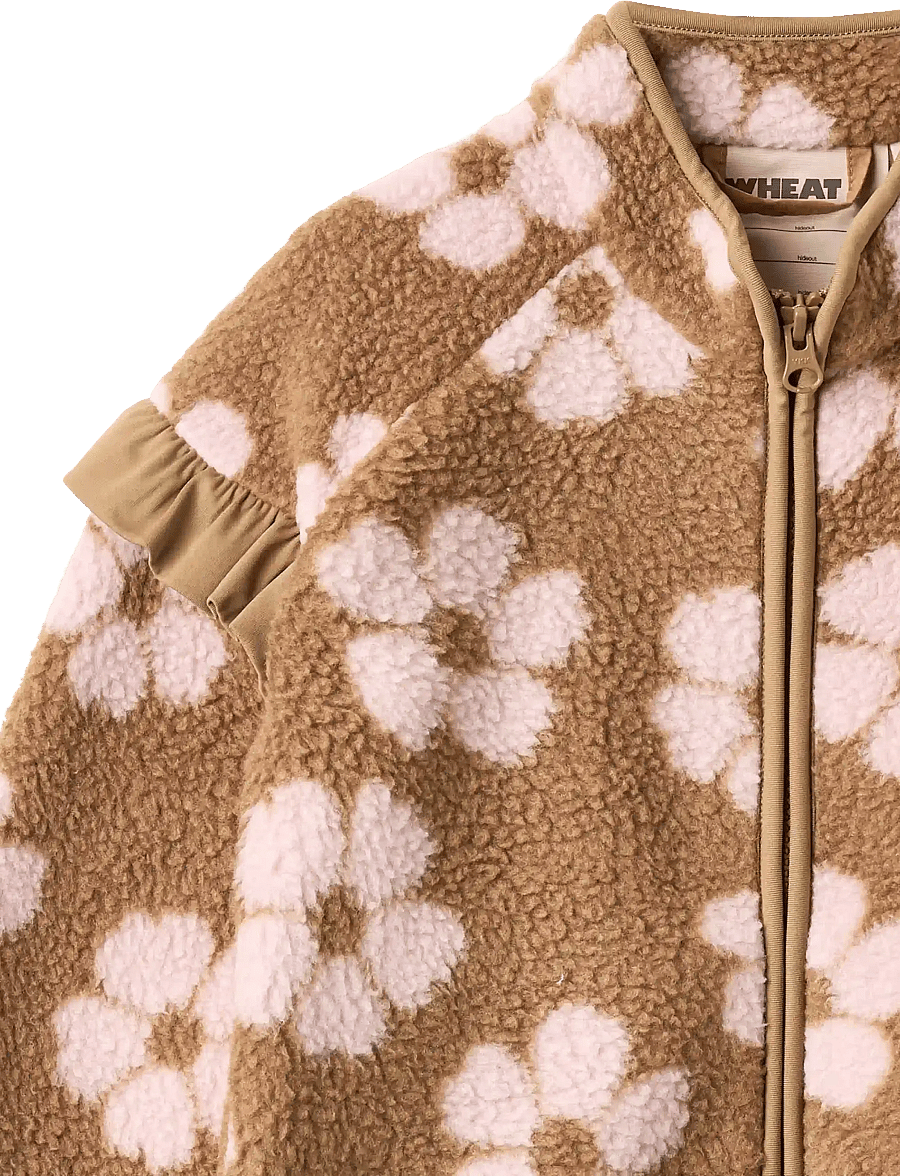 Wheat - Fleece Jacket Ellena - fleecejakker - warm hazel flowers - 2