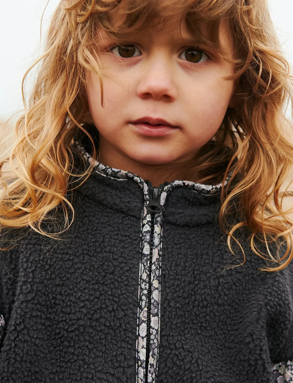 Wheat - Fleece Jacket Ellena - fleecejackor - black sea - 0