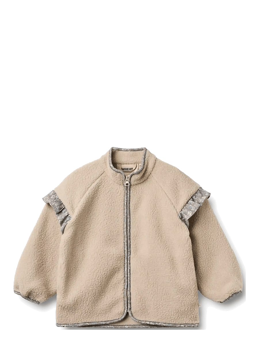 Wheat - Fleece Jacket Ellena - fleecejakker - grey moon - 0