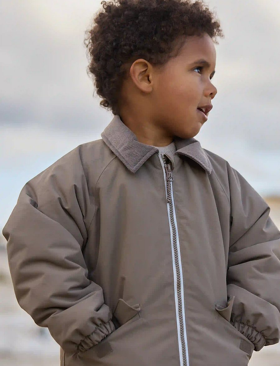 Wheat - Techical Jacket Cloudie - dry wood - 0