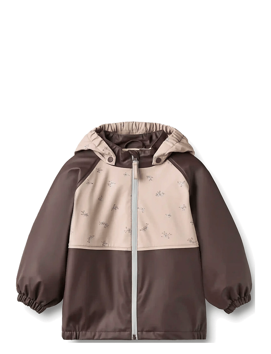 Wheat - Thermo Rain Jacket Ajojo - chocolate plum - 0