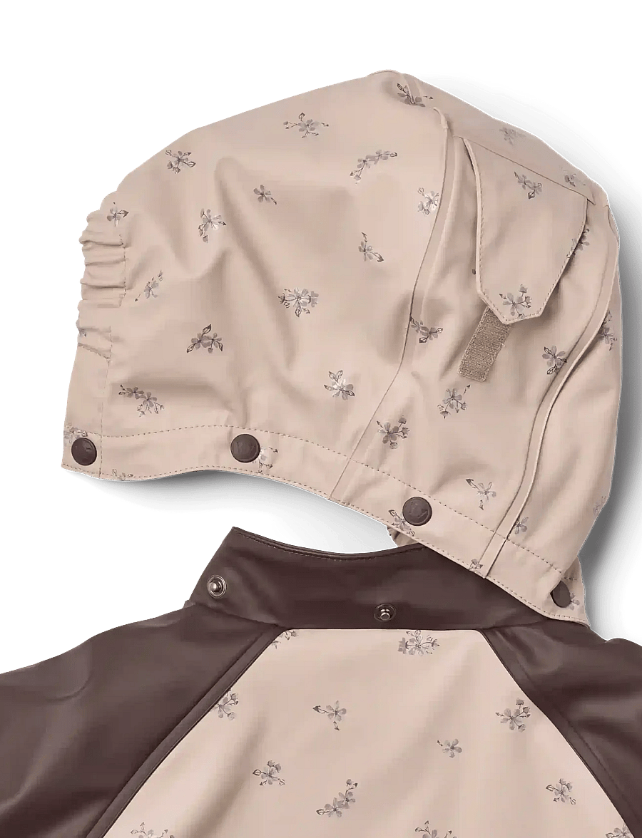 Wheat - Thermo Rain Jacket Ajojo - chocolate plum - 2