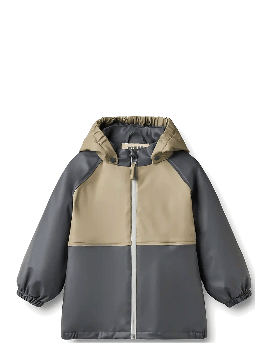 Wheat - Thermo Rain Jacket Ajojo - termojakker - greyblue - 1