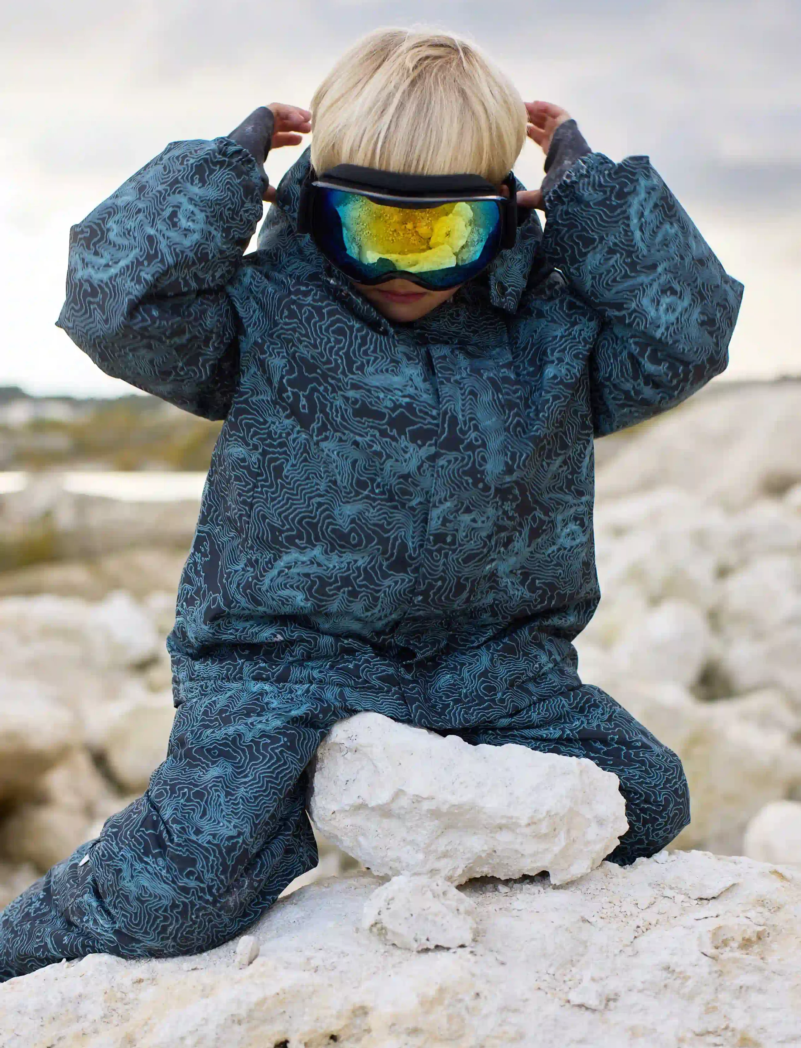 Wheat - Ski Jacket Slopo - ski jackets - elevation map - 3