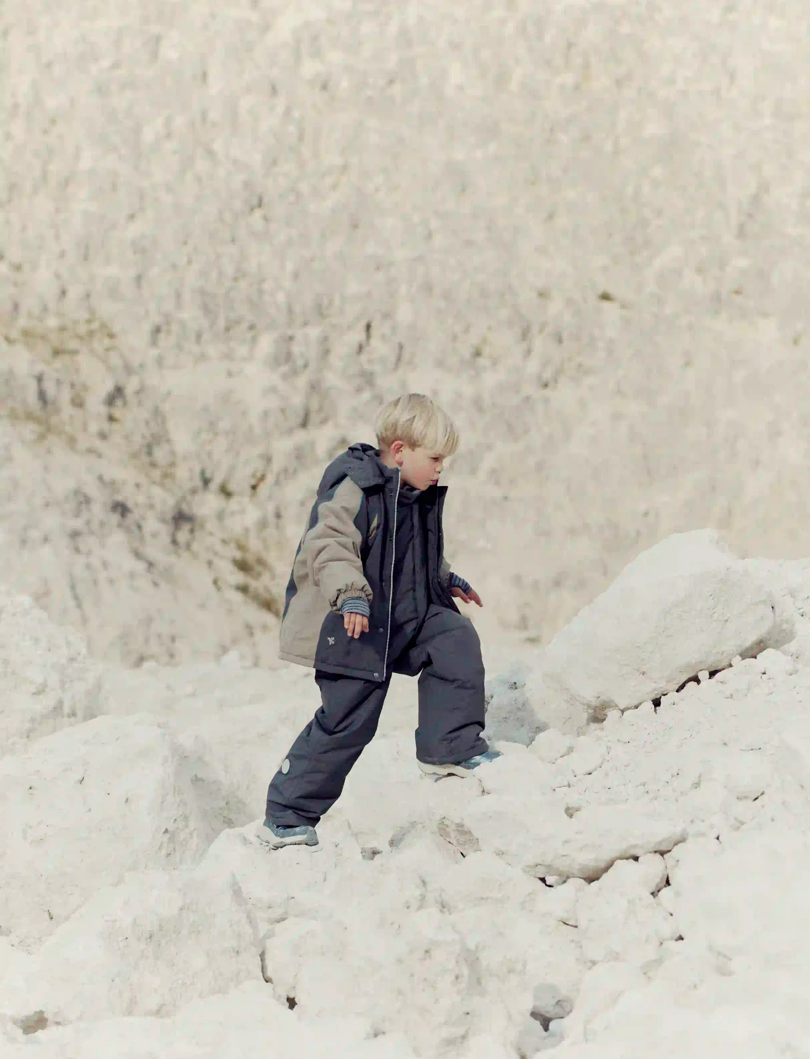 Wheat - Ski Jacket Slopo - ski jackets - dark shadow - 0