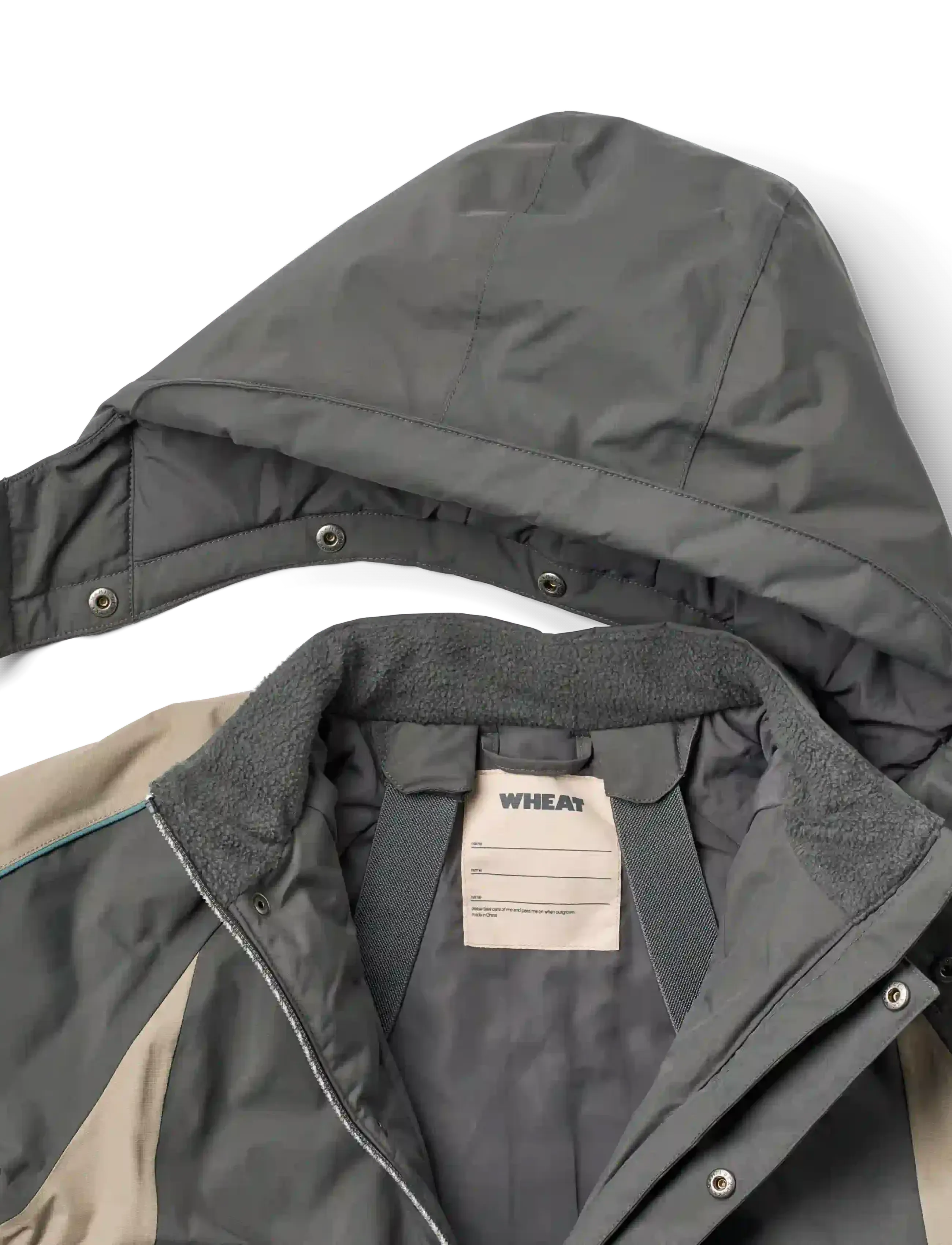 Wheat - Ski Jacket Slopo - ski jackets - dark shadow - 3
