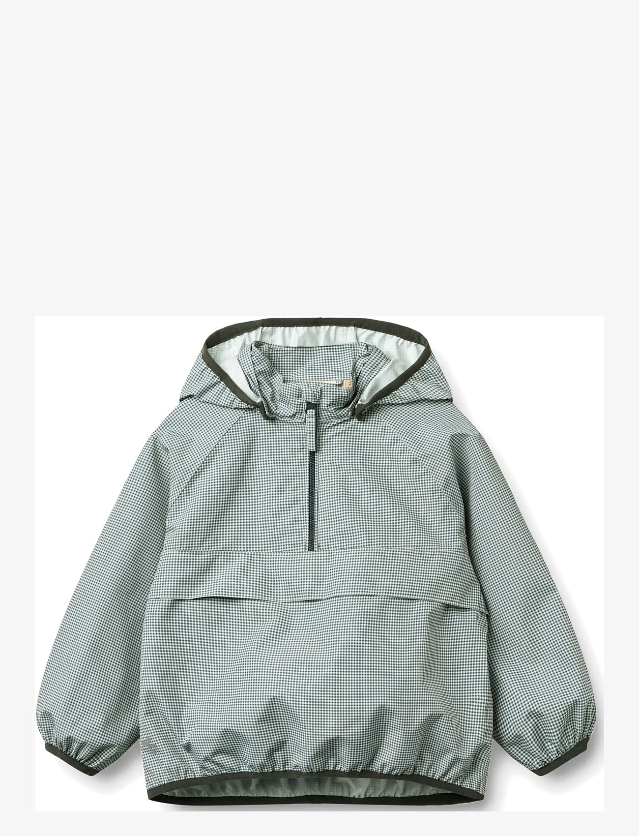 Wheat - Lightweight Shell Jacket Skyen - anorakid - blue check - 1