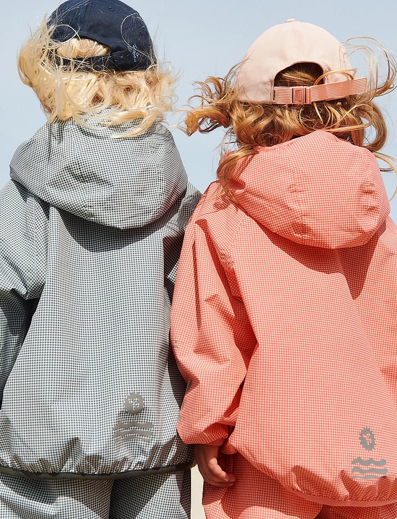 Wheat - Lightweight Shell Jacket Skyen - anorakid - blue check - 4