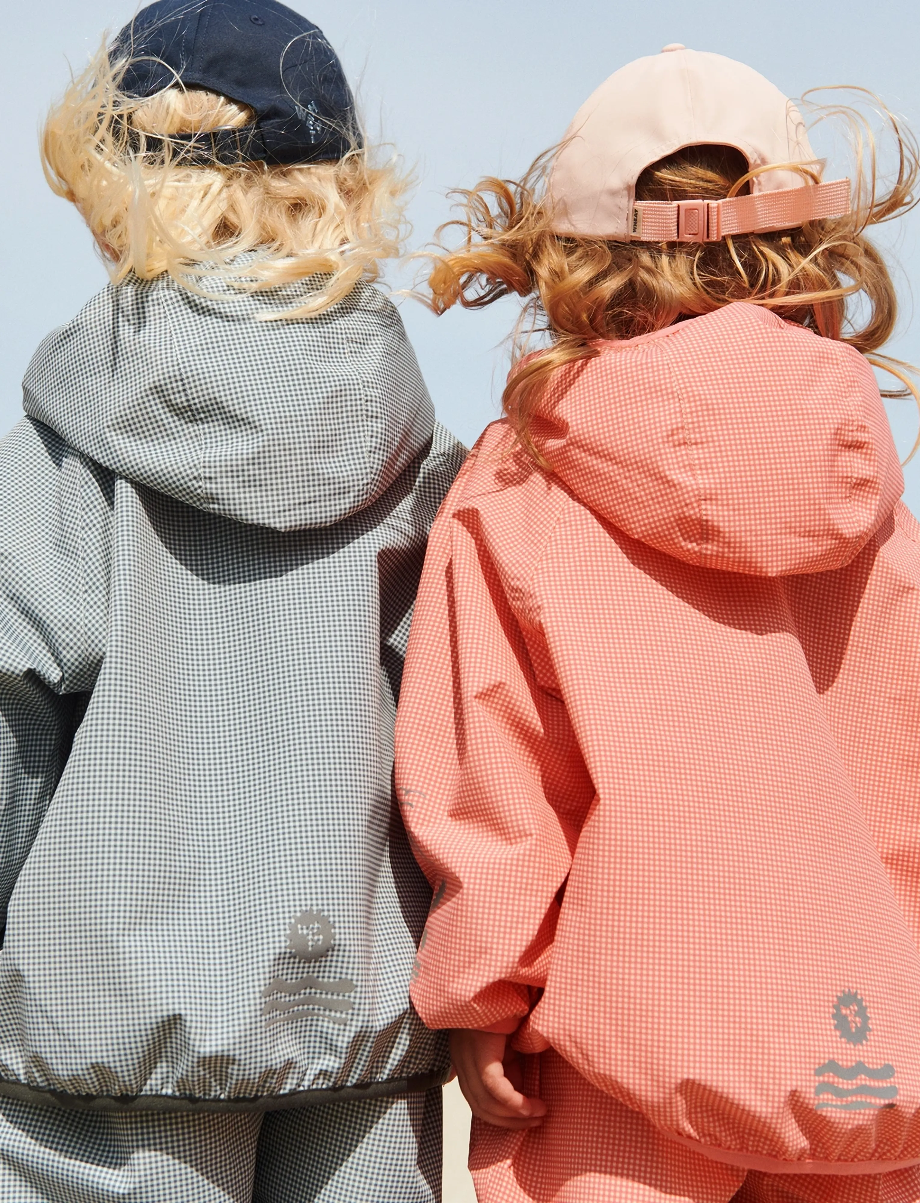 Wheat - Lightweight Shell Jacket Skyen - blue check - 4