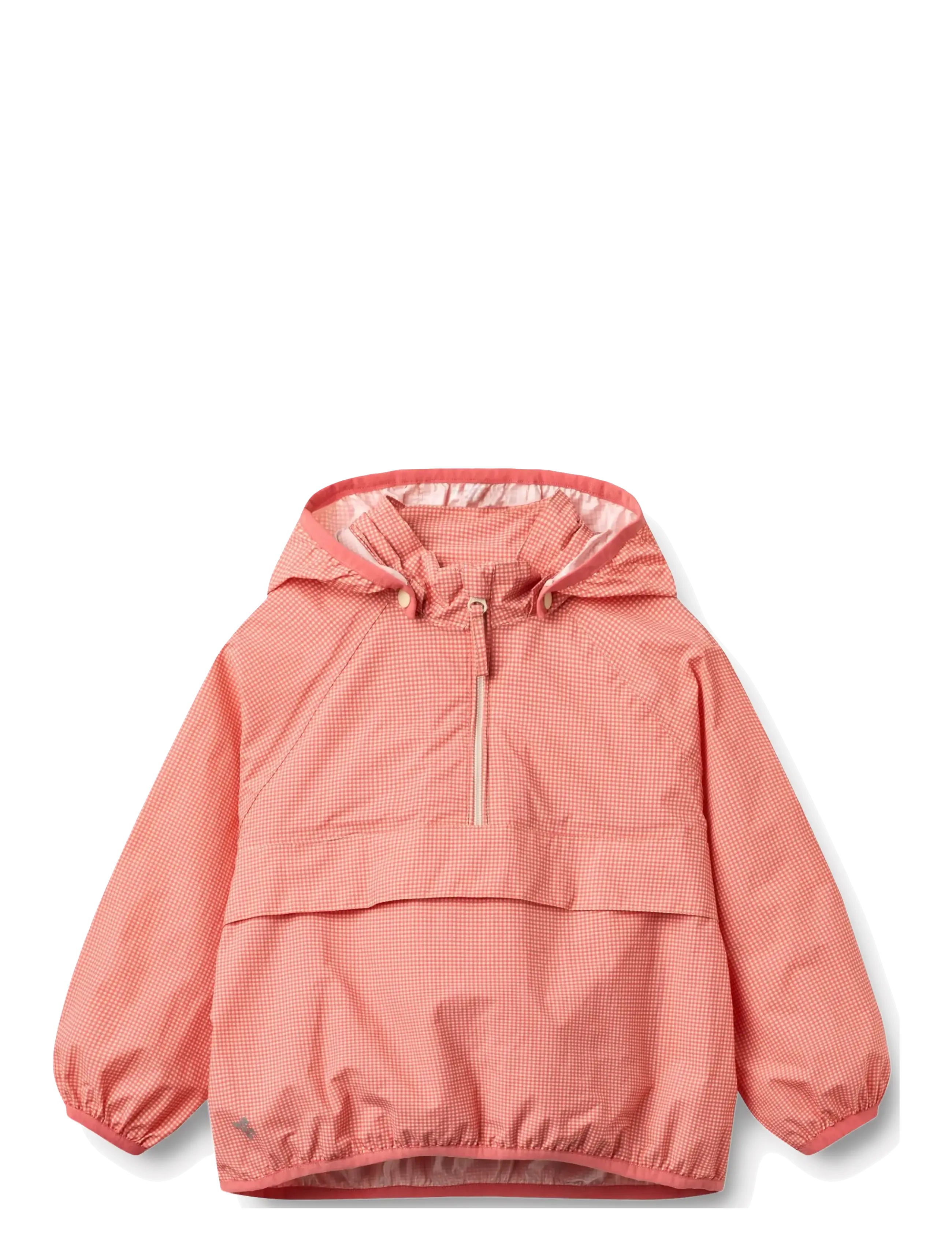 Wheat Lightweight Shell Jacket Skyen - Joped - RED CHECK / coral
