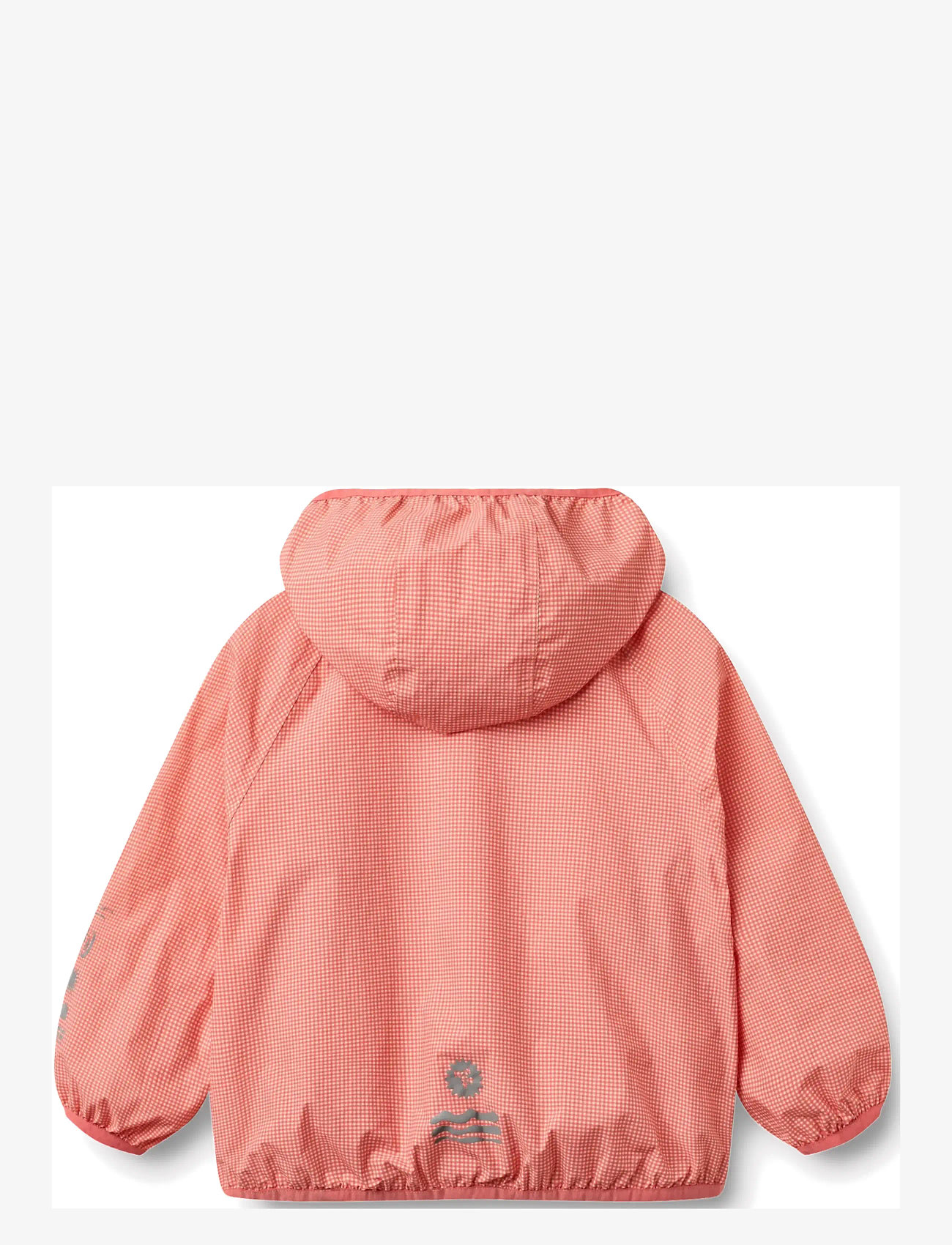 Wheat - Lightweight Shell Jacket Skyen - anorakid - red check - 2