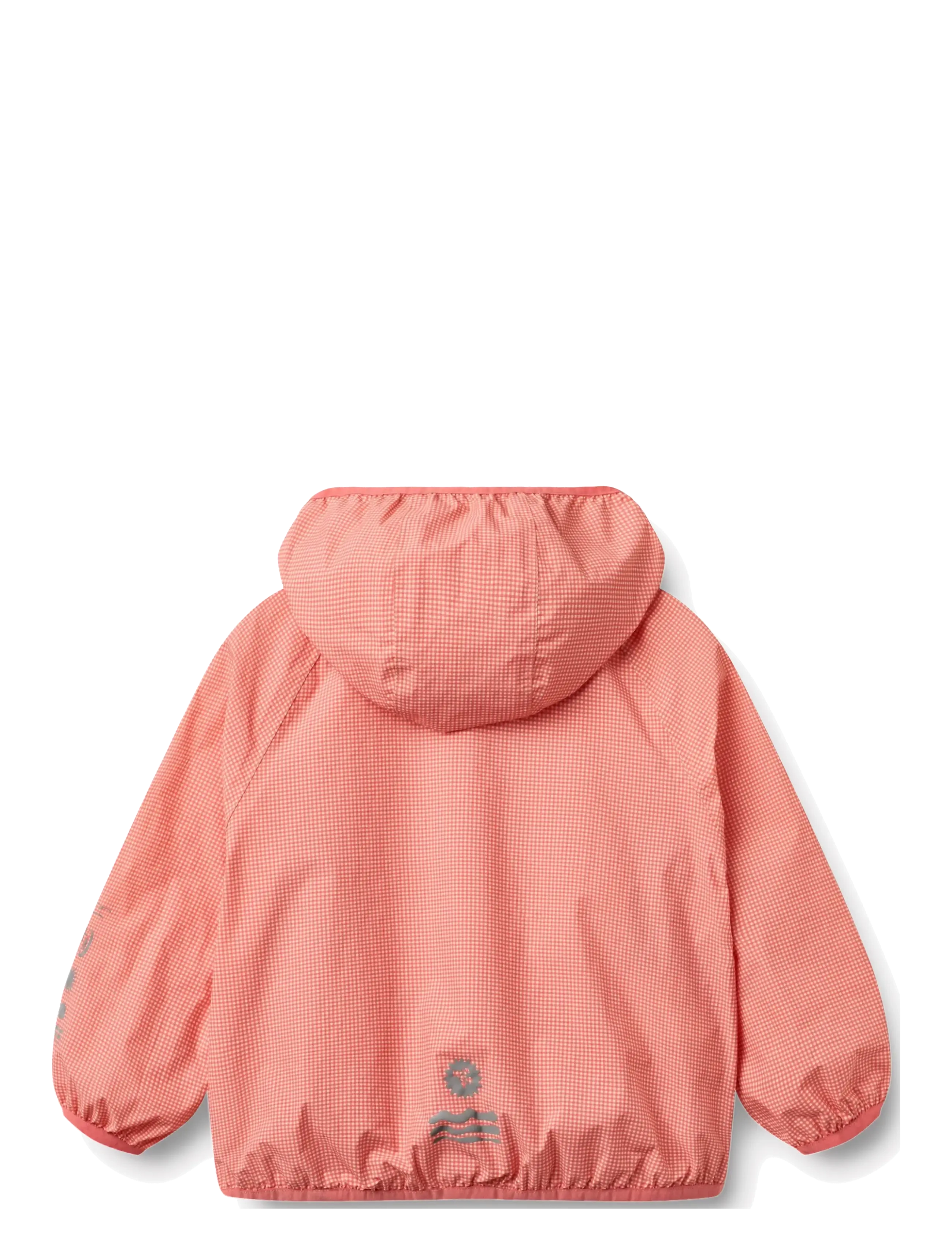 Wheat - Lightweight Shell Jacket Skyen - red check - 2