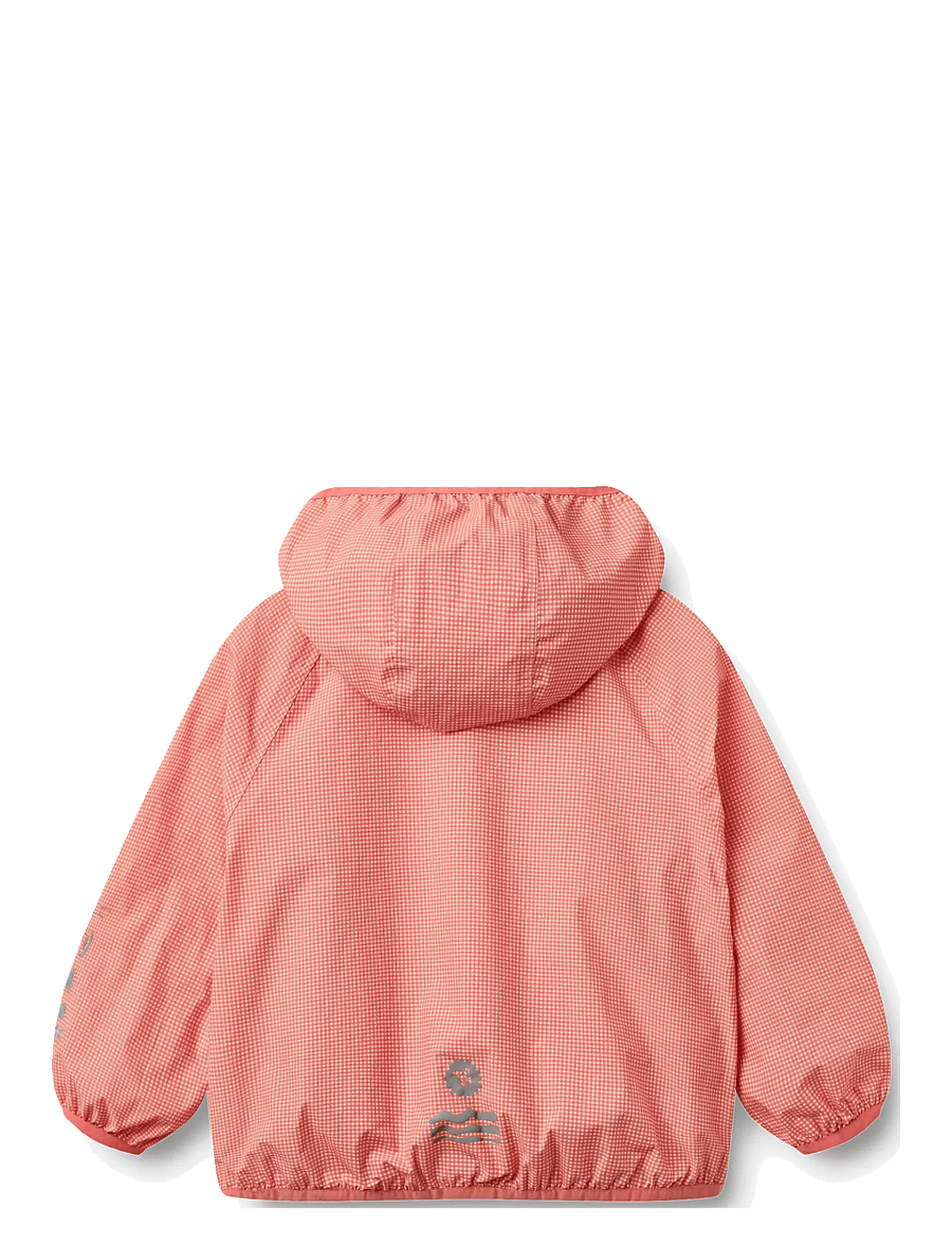 Wheat - Lightweight Shell Jacket Skyen - red check - 2