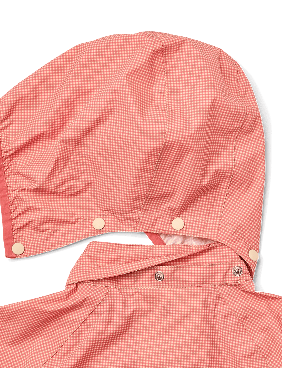 Wheat - Lightweight Shell Jacket Skyen - red check - 4