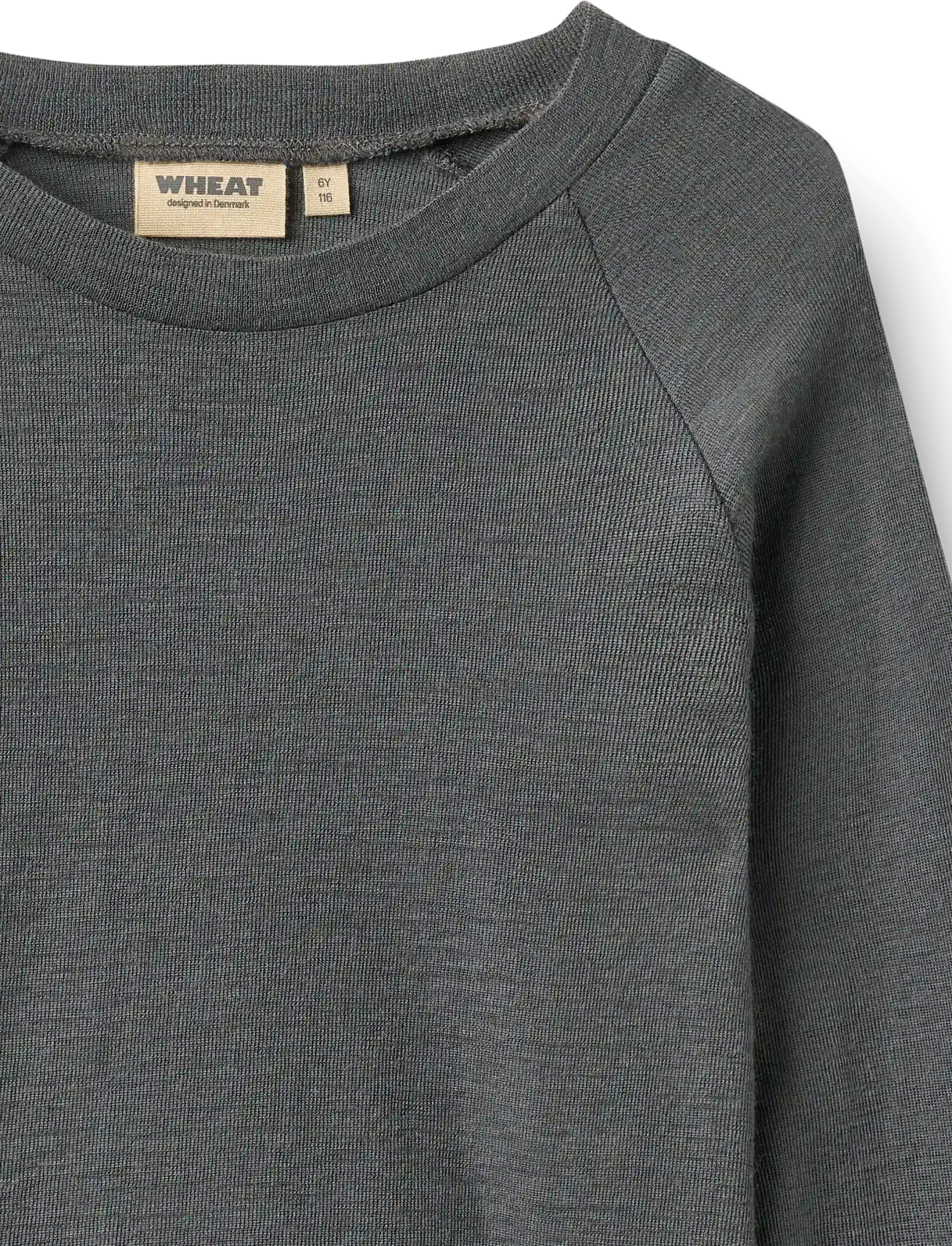 Wheat - Baselayer T-Shirt Maane - aluskihina kantavad alussärgid - dark charcoal - 2