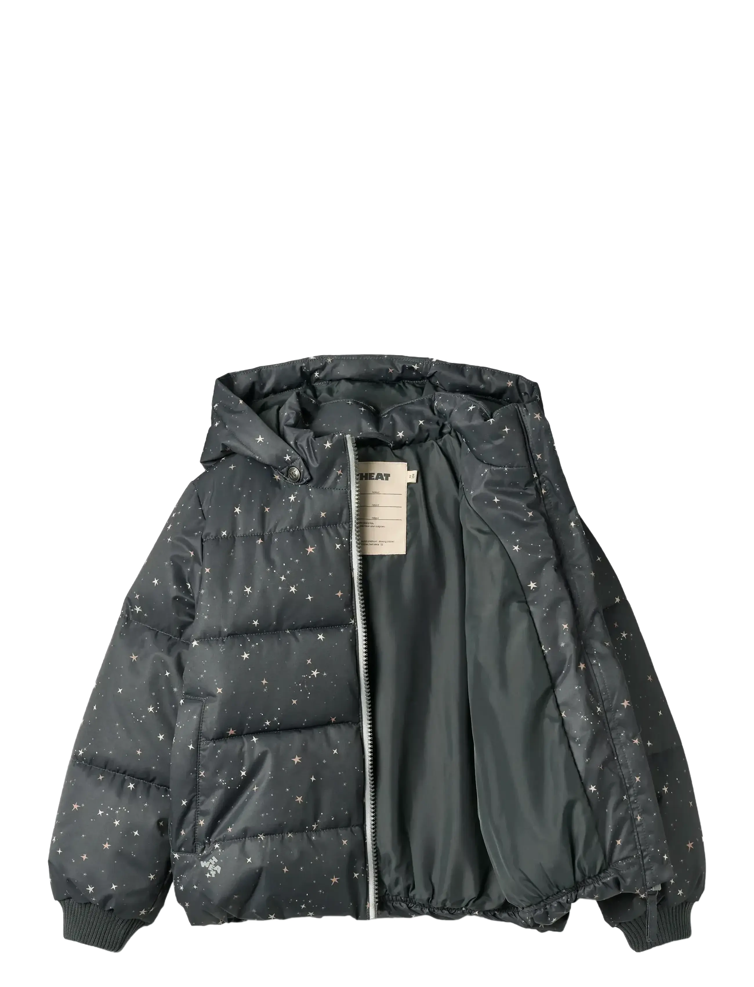 Wheat - Puffer Jacket Cammoe - joped - black sea stars - 2