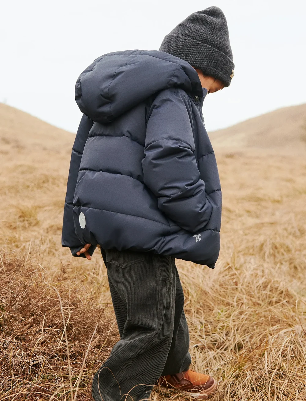 Wheat - Puffer Jacket Cammoe - talvejope - ink - 4