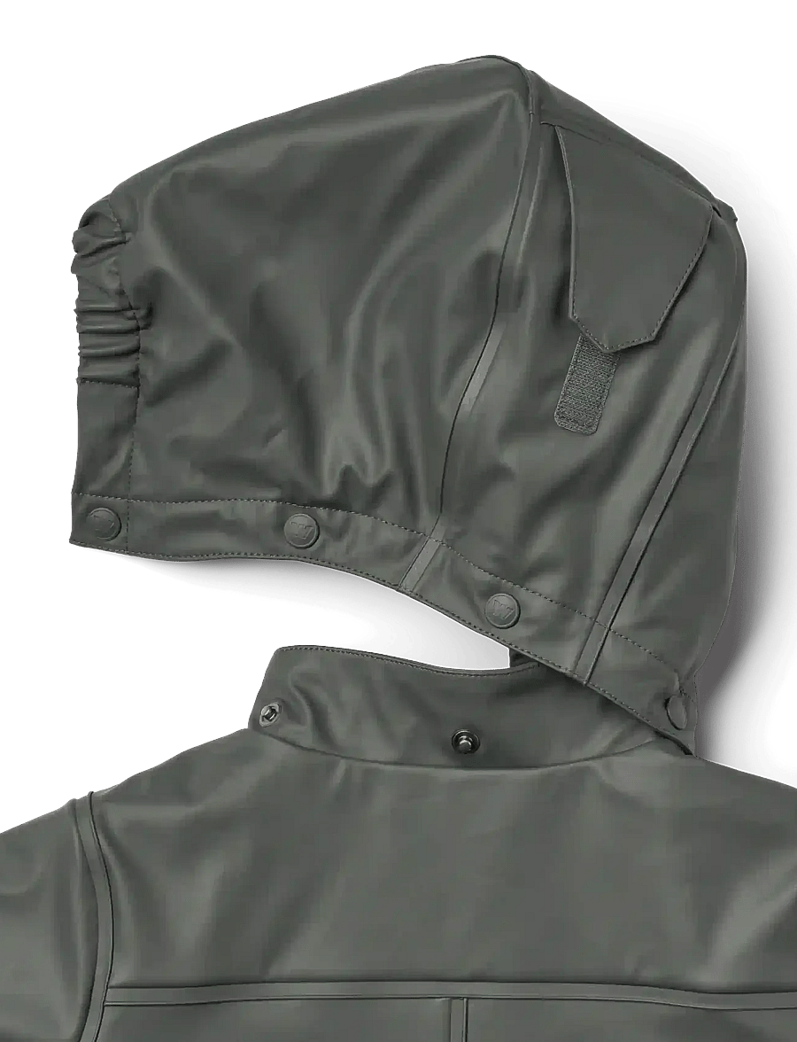 Wheat - Thermo Rain Coat Aju - regenjacken - dark shadow - 2