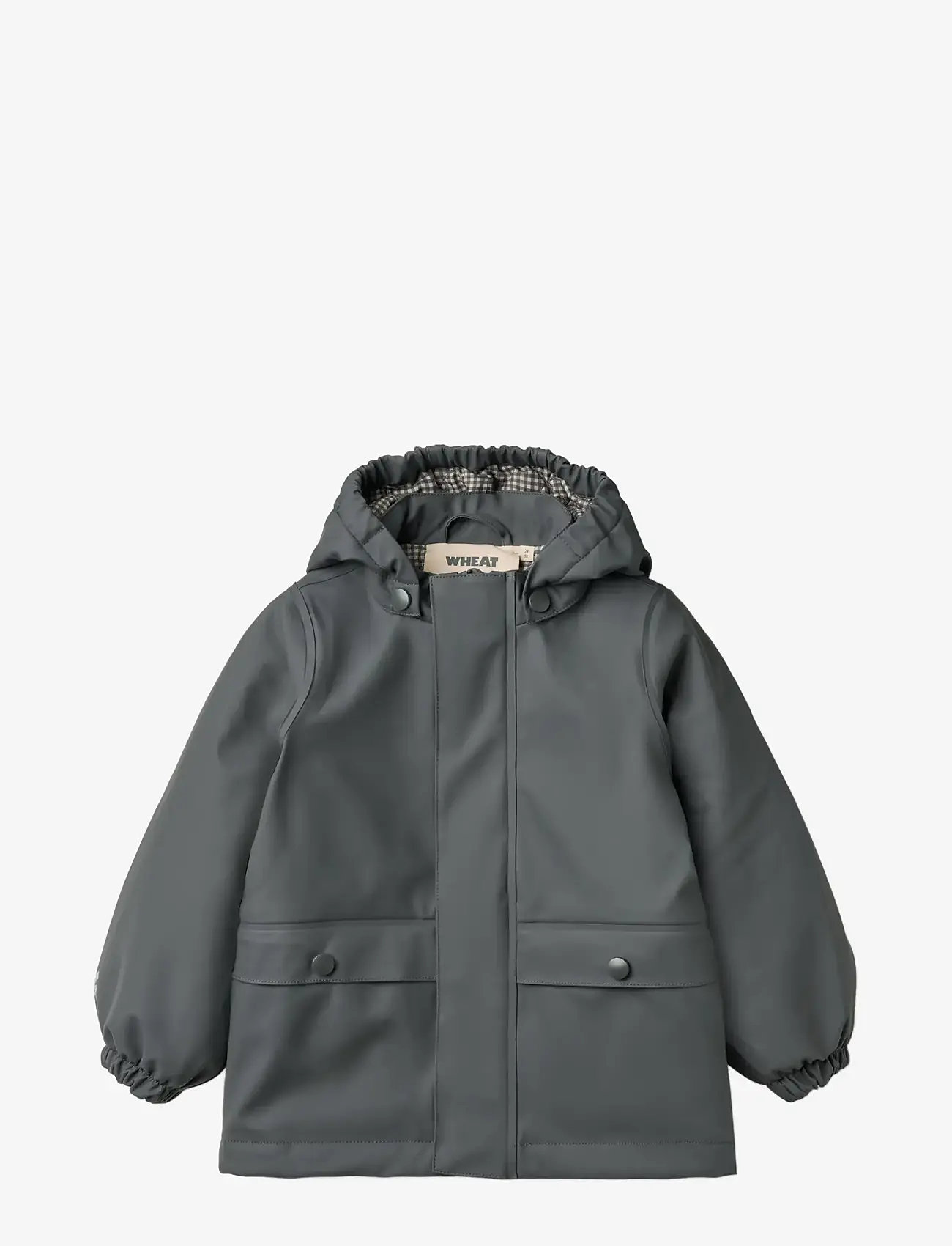 Wheat - Thermo Rain Coat Aju - greyblue - 0