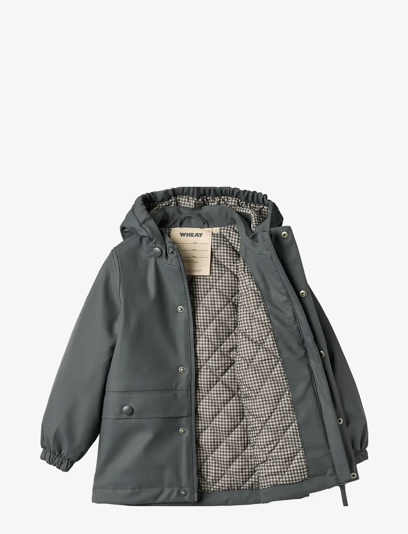 Wheat - Thermo Rain Coat Aju - greyblue - 2