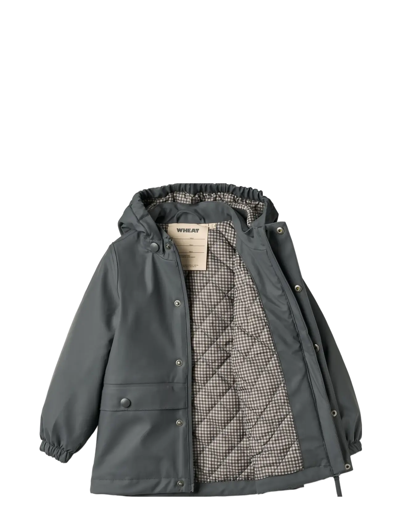 Wheat - Thermo Rain Coat Aju - greyblue - 2