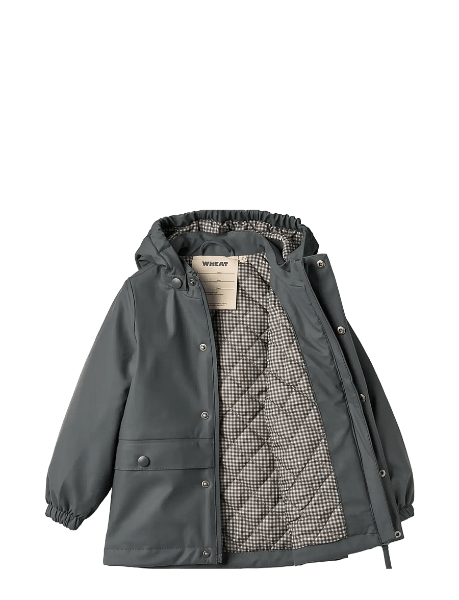 Wheat - Thermo Rain Coat Aju - regenjassen - greyblue - 2