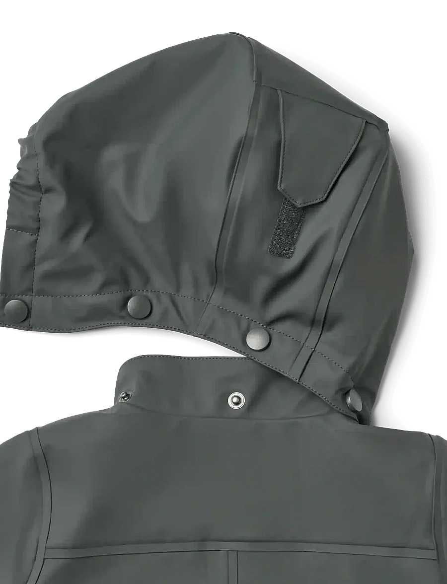 Wheat - Thermo Rain Coat Aju - regenjassen - greyblue - 3