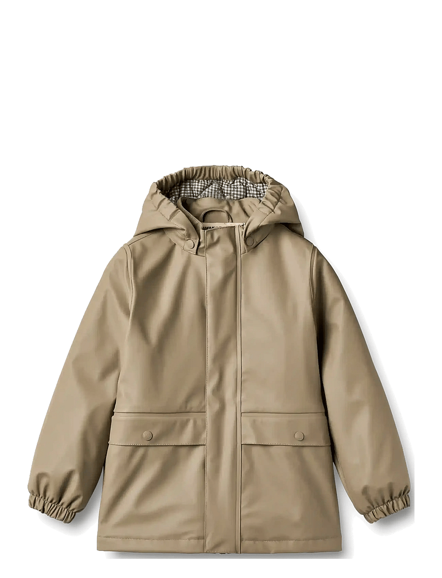 Wheat - Thermo Rain Coat Aju - regenjacken - grey stone - 0