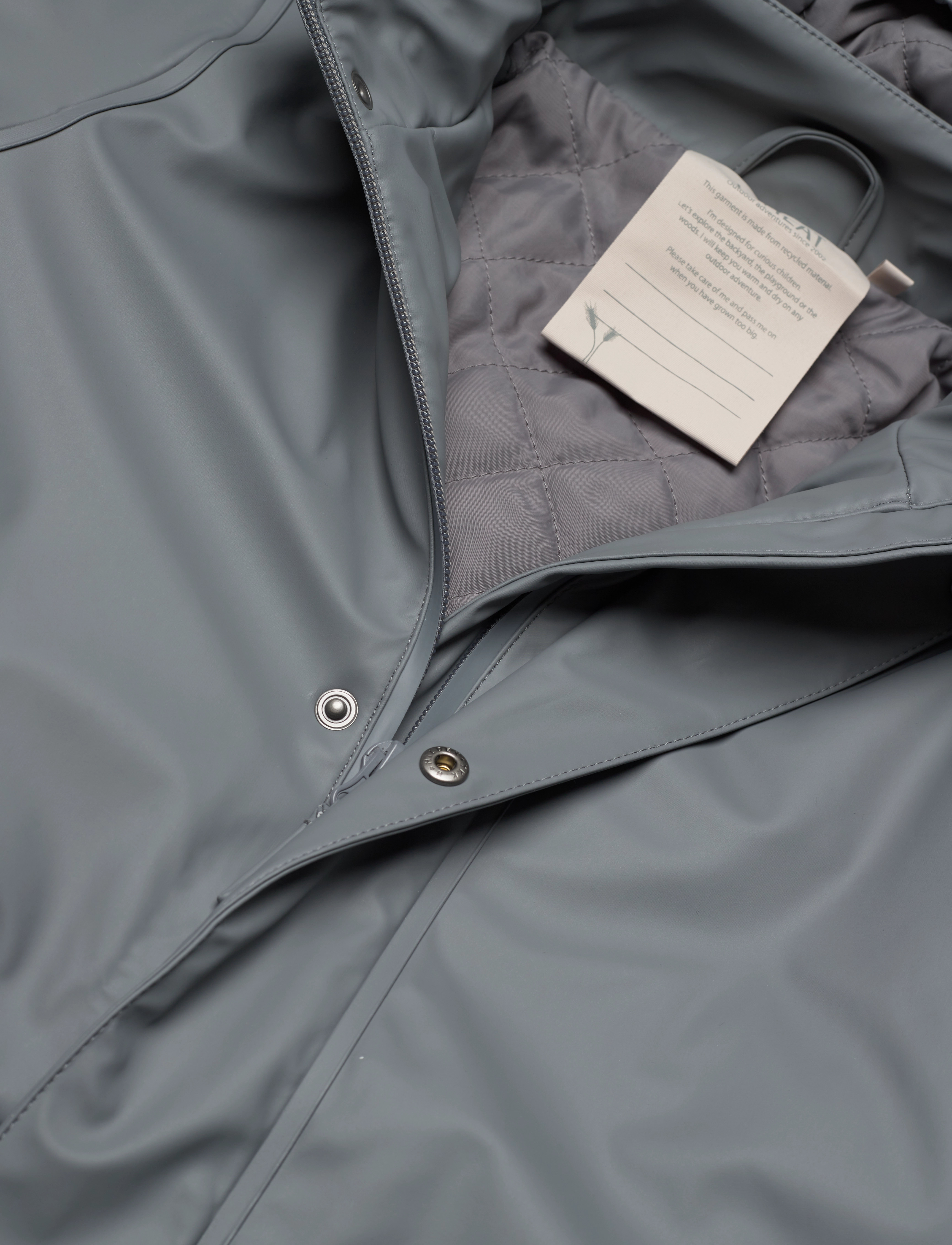 Wheat - Thermo Rain Coat Aju - autumn sky - 2