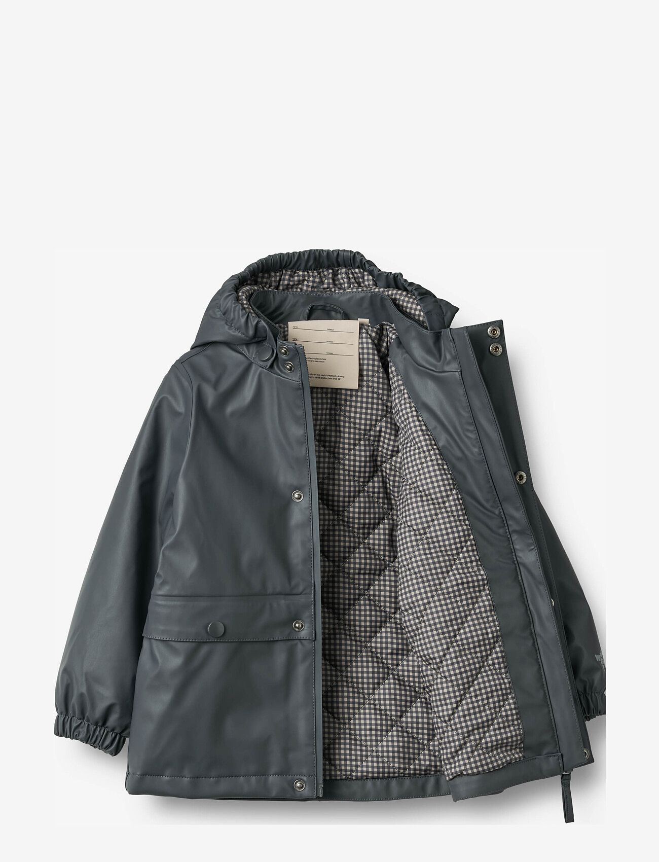 Wheat - Thermo Rain Coat Aju - dark ink - 2