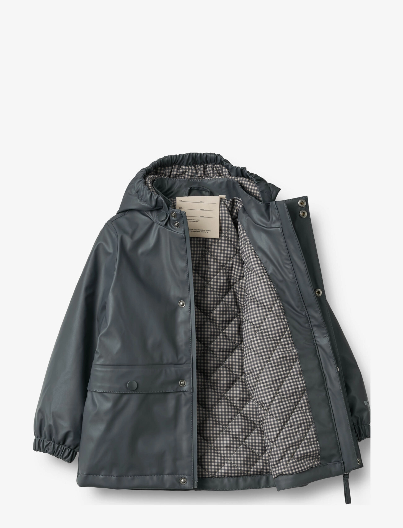 Wheat - Thermo Rain Coat Aju - dark ink - 2