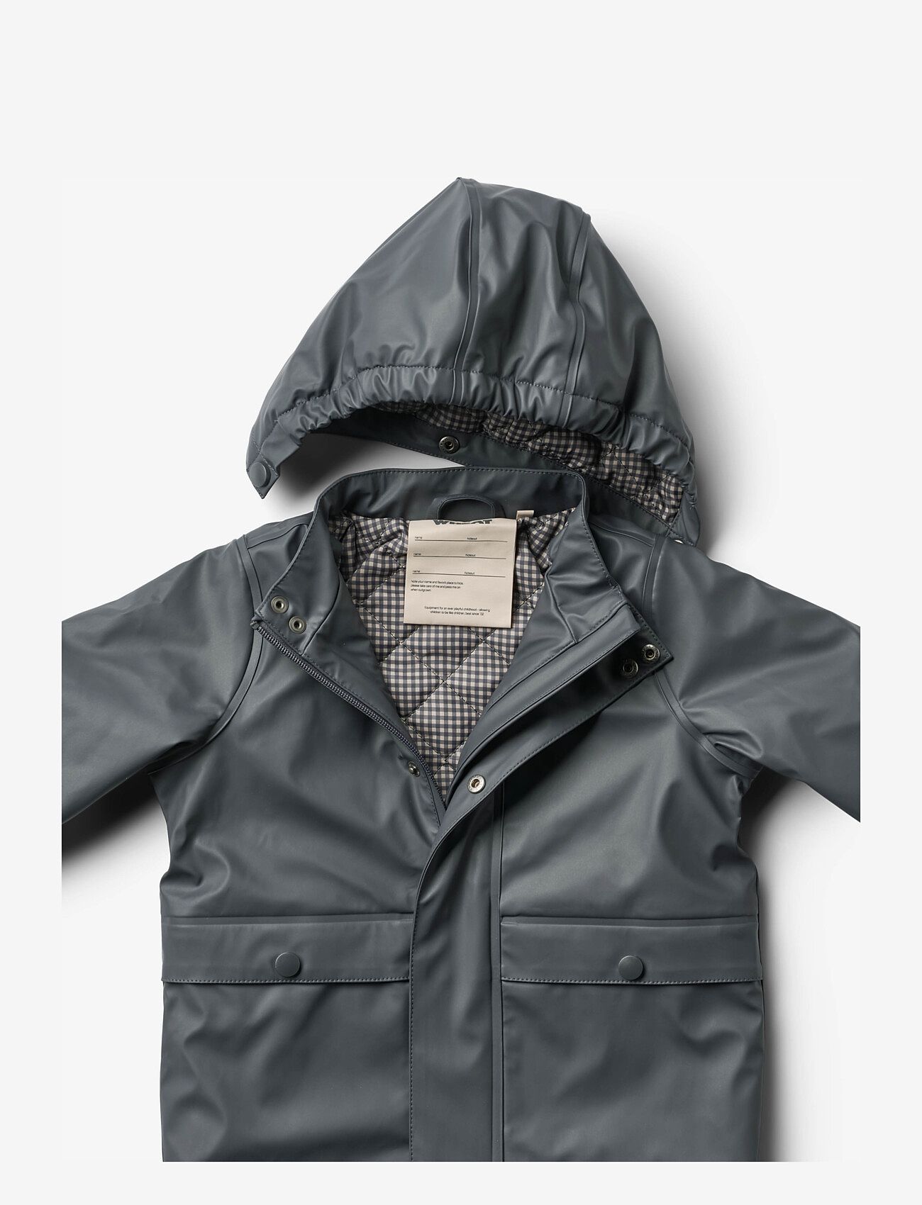 Wheat - Thermo Rain Coat Aju - dark ink - 3