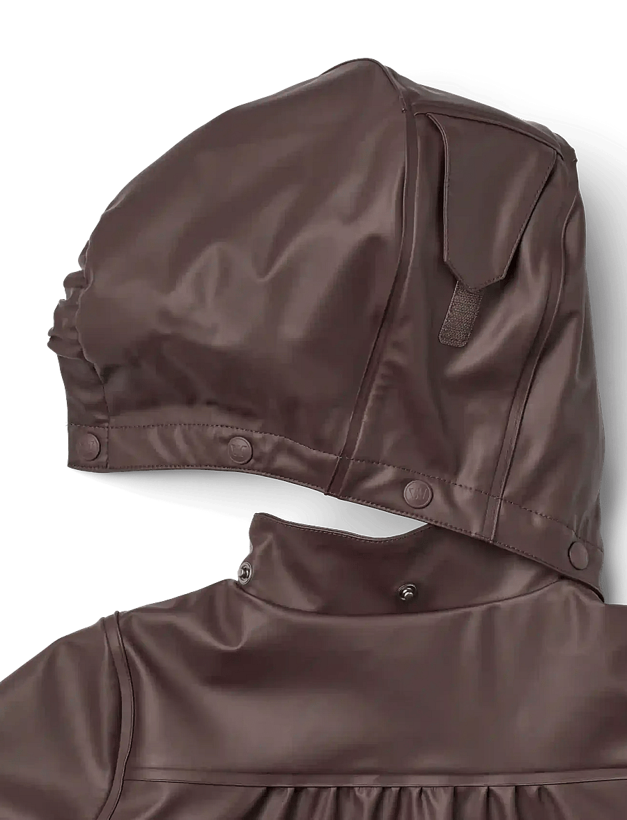 Wheat - Thermo Rain Jacket Rika - regnjakker - chocolate plum - 2