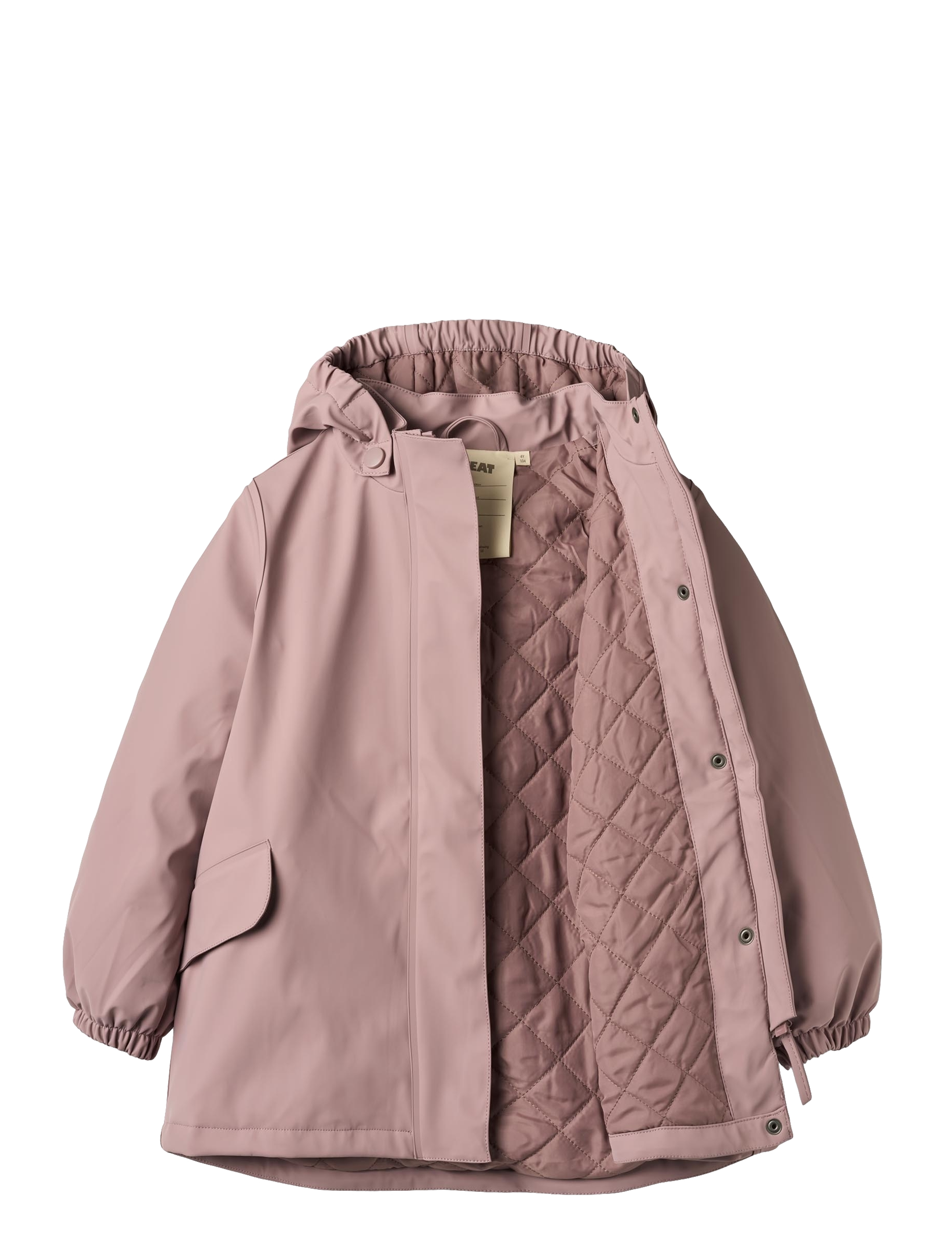 Wheat - Thermo Rain Jacket Rika - regnjakker - dusty lavender - 2