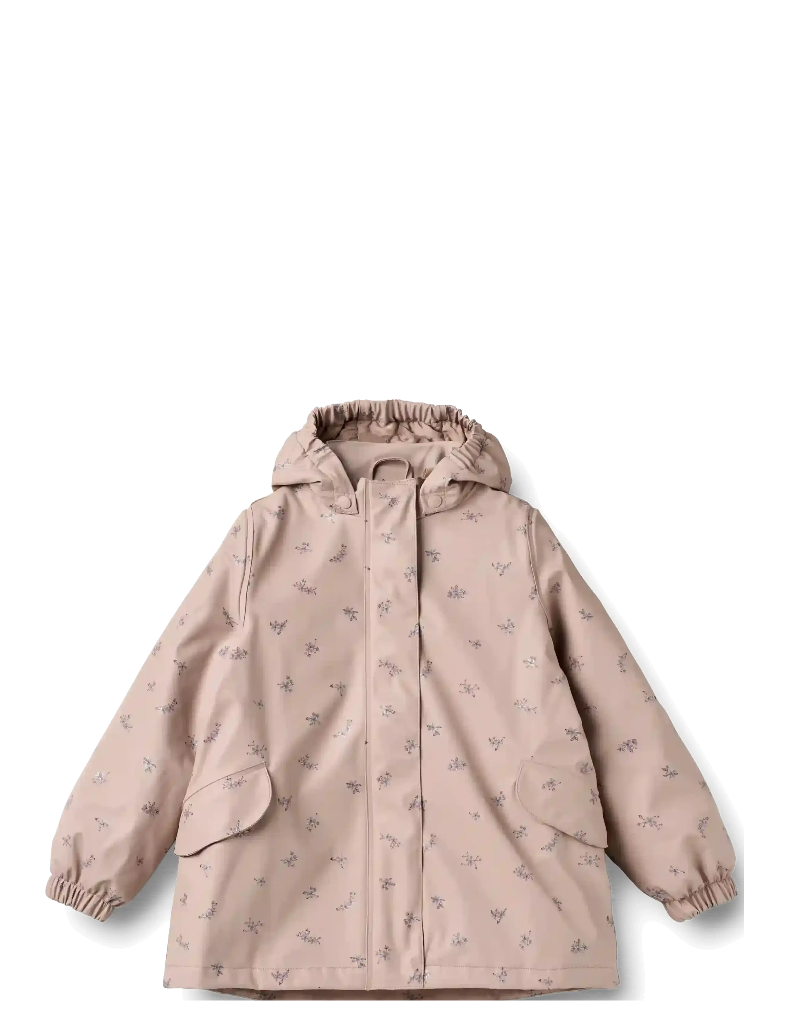 Wheat Thermo Rain Jacket Rika - Teens 140-176 - DRY ROSE FLOWERS / pink/rose