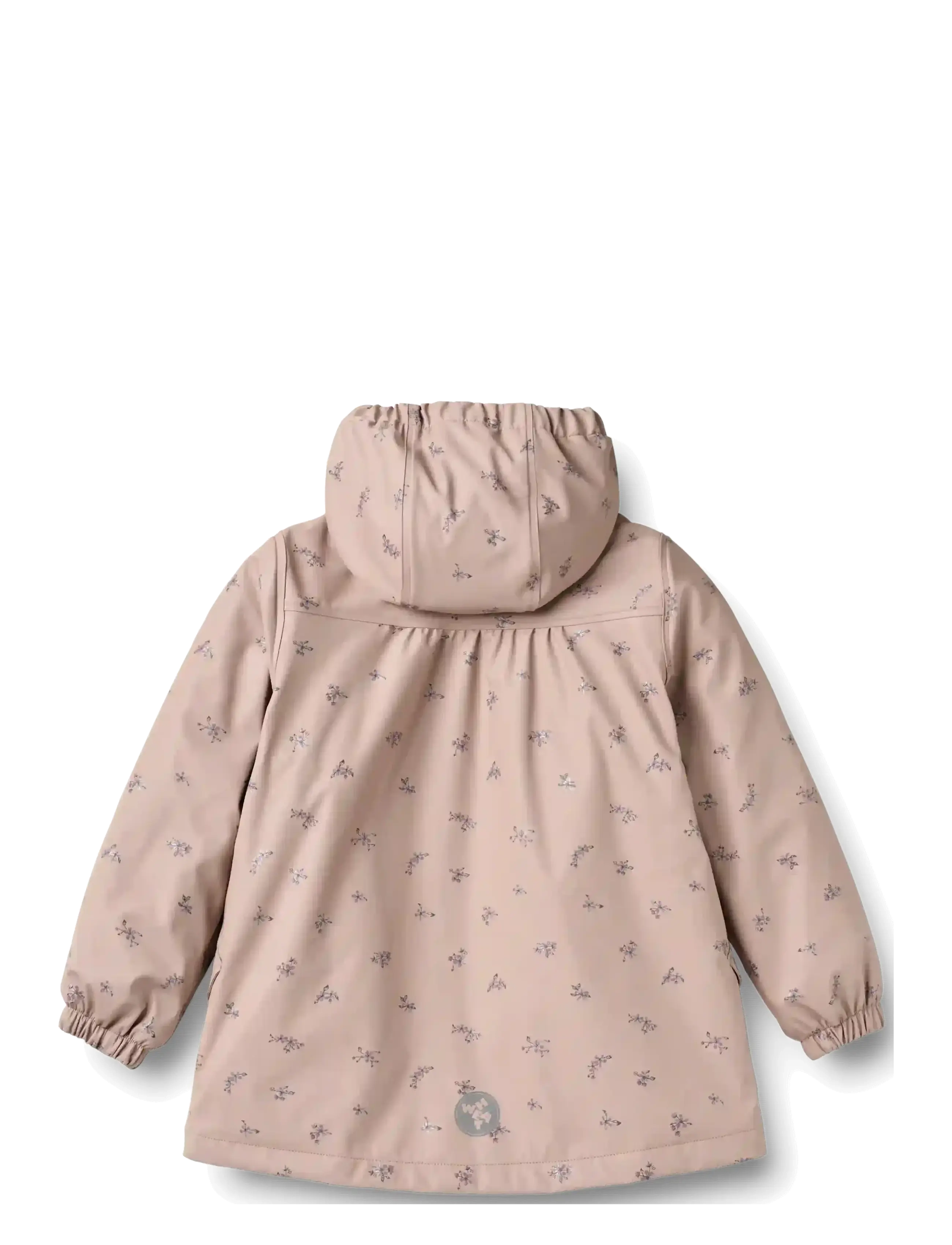 Wheat - Thermo Rain Jacket Rika - regnjakker - dry rose flowers - 1