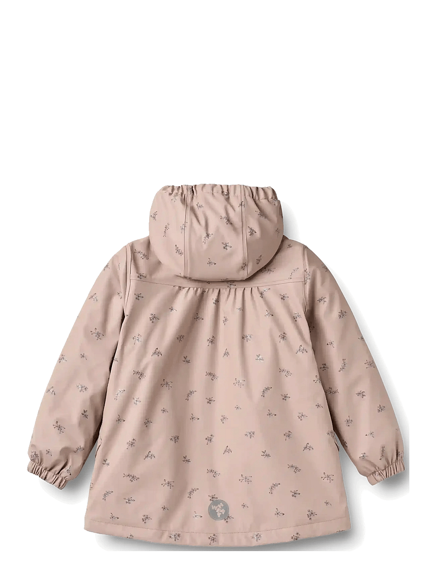 Wheat - Thermo Rain Jacket Rika - regnjakker - dry rose flowers - 1