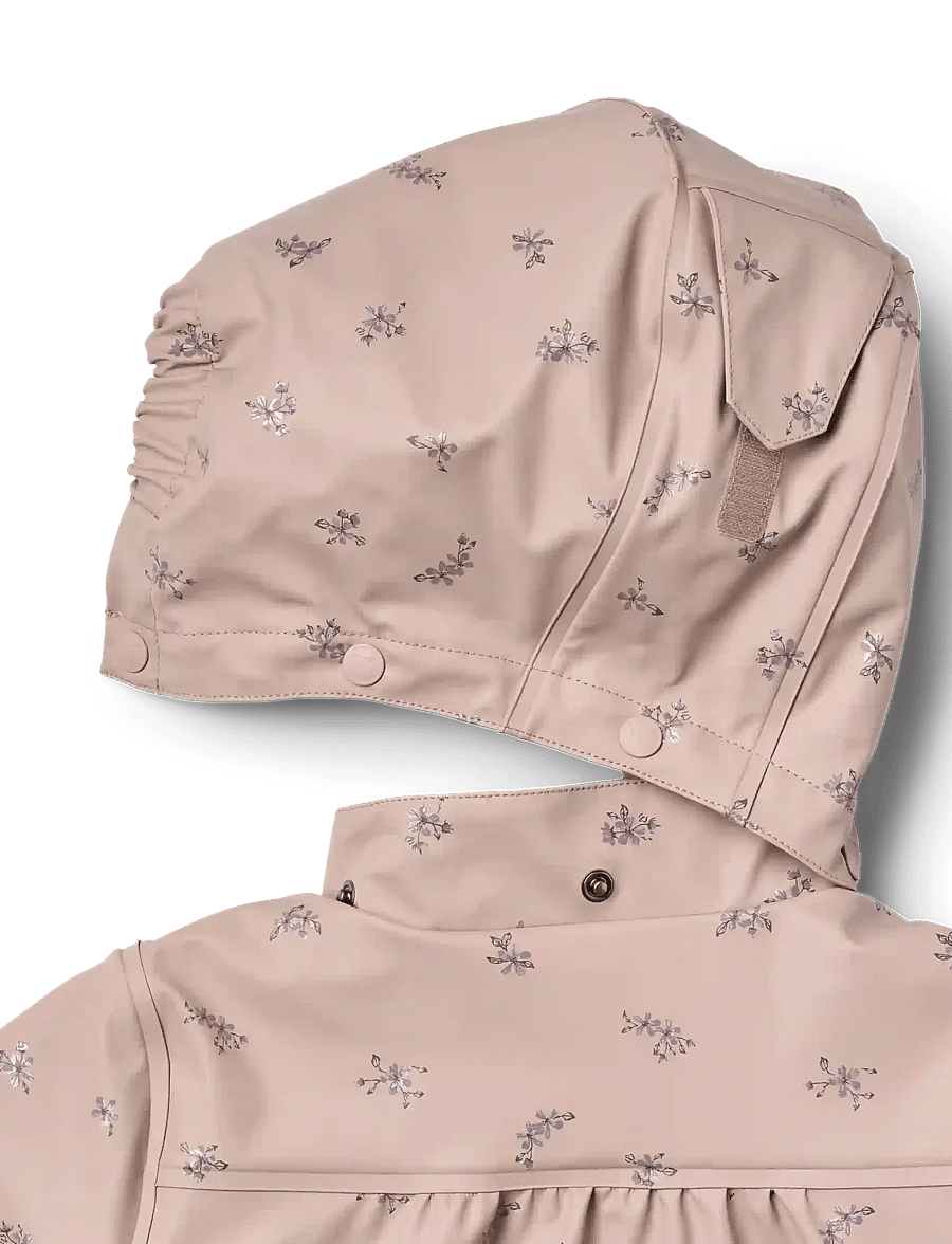 Wheat - Thermo Rain Jacket Rika - regnjakker - dry rose flowers - 2
