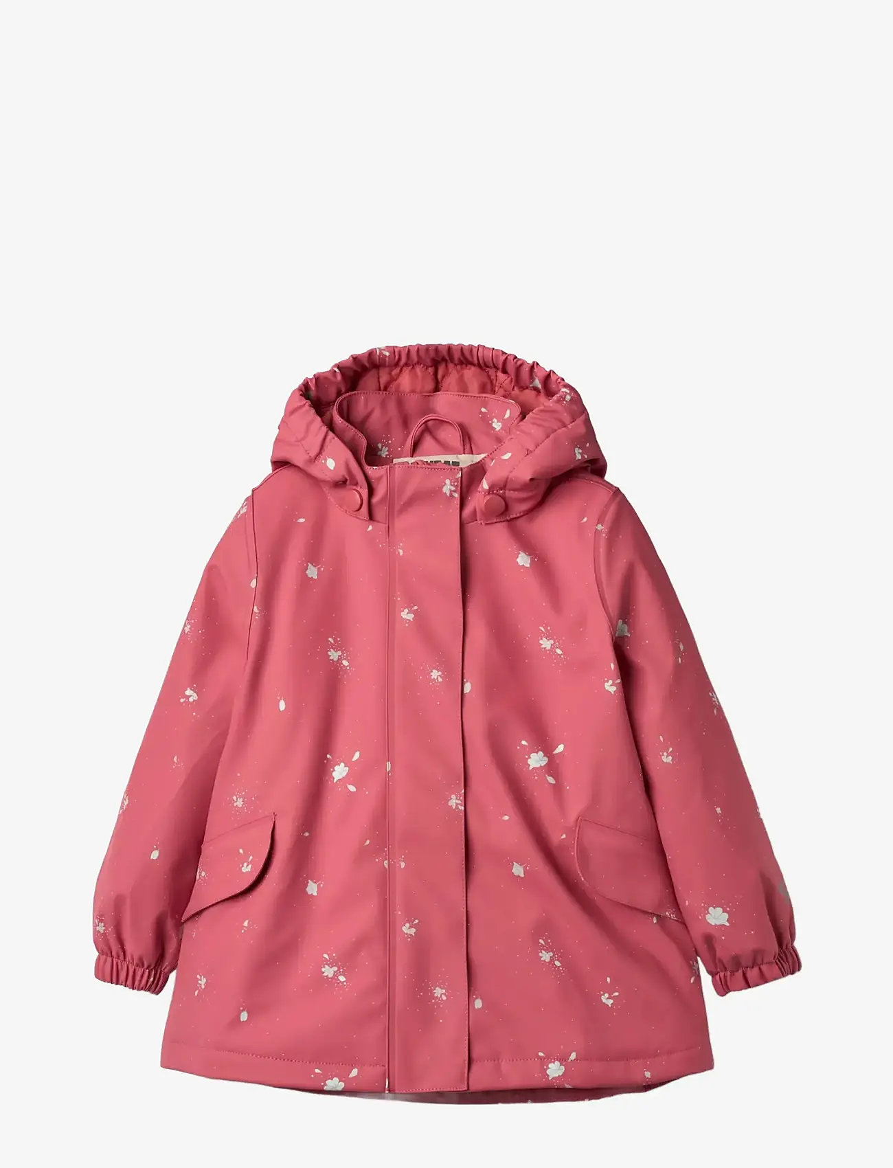 Wheat - Thermo Rain Jacket Rika - rain coats - floating flowers - 0